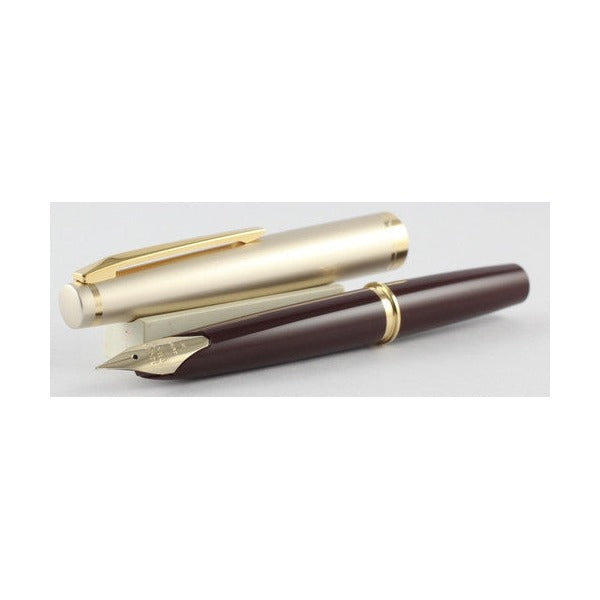 Pilot E95S Fountain Pen Deep Red 14K Gold Fine Nib