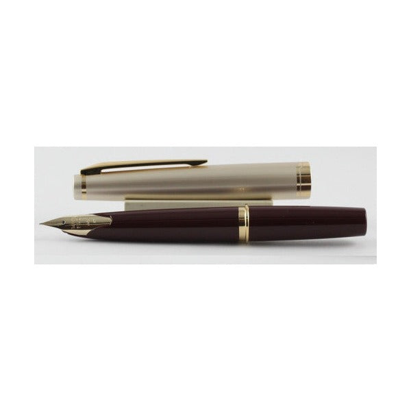 Pilot E95S Fountain Pen Deep Red 14K Gold Fine Nib