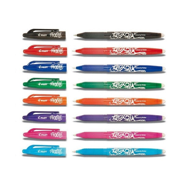 Pilot FriXion Ball Erasable Rollerball Gel Pen Fine Assorted Display 24