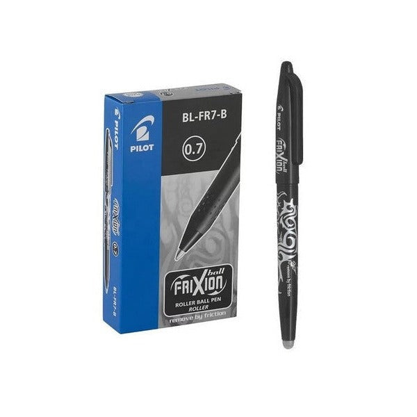 Pilot FriXion Ball Erasable Rollerball Gel Pen Fine Black Box of 12