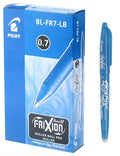 Pilot FriXion Ball Erasable Rollerball Gel Pen Fine Light Blue Box of 12