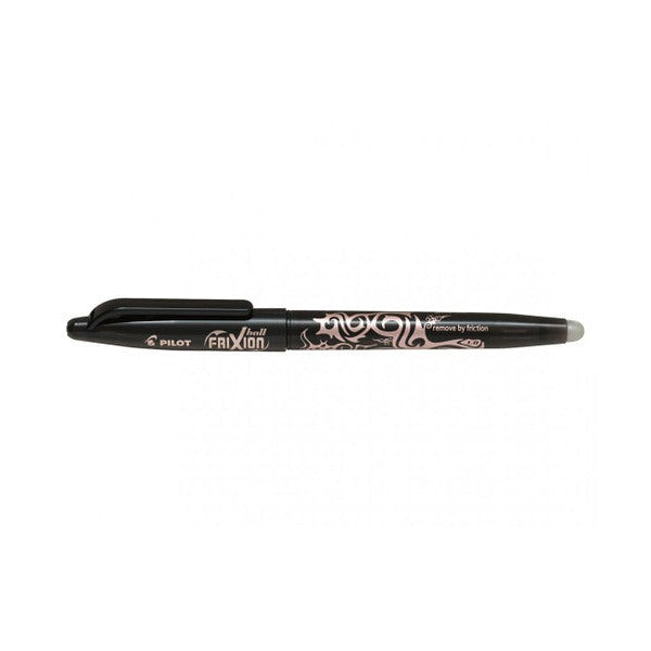 Pilot FriXion Ball Erasable Rollerball Gel Pen Medium Black Box of 12