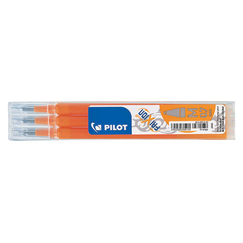 Pilot FriXion Ball Refill 0.7mm Orange Pack of 3