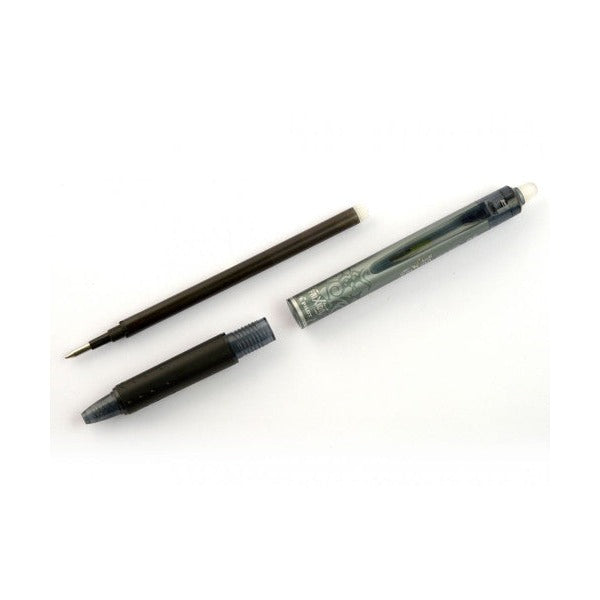 Pilot FriXion Clicker Erasable Retractable Gel Pen Extra Fine Light Blue Box of 12