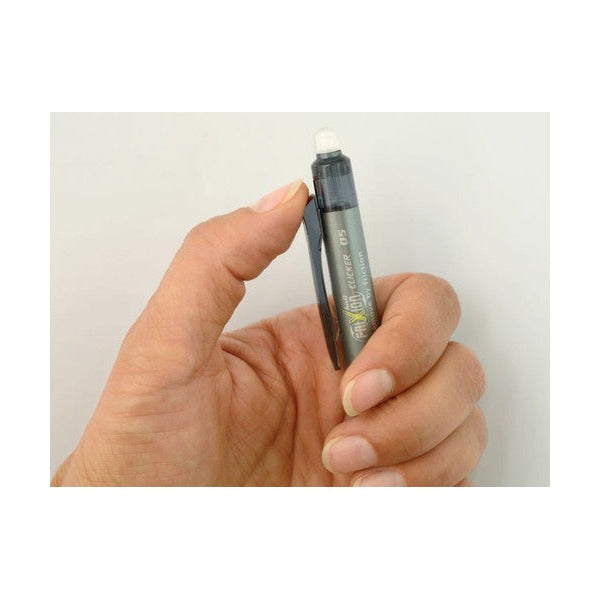Pilot FriXion Clicker Erasable Retractable Gel Pen Extra Fine Red Box of 12