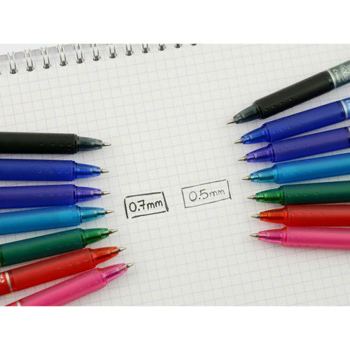 Pilot FriXion Clicker Erasable Retractable Gel Pen Extra Fine Violet Box of 12