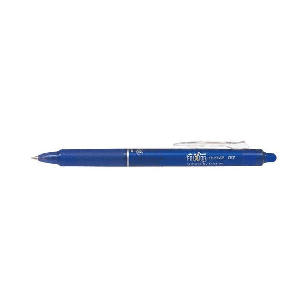 Pilot FriXion Clicker Erasable Retractable Gel Pen Fine Blue Box of 12