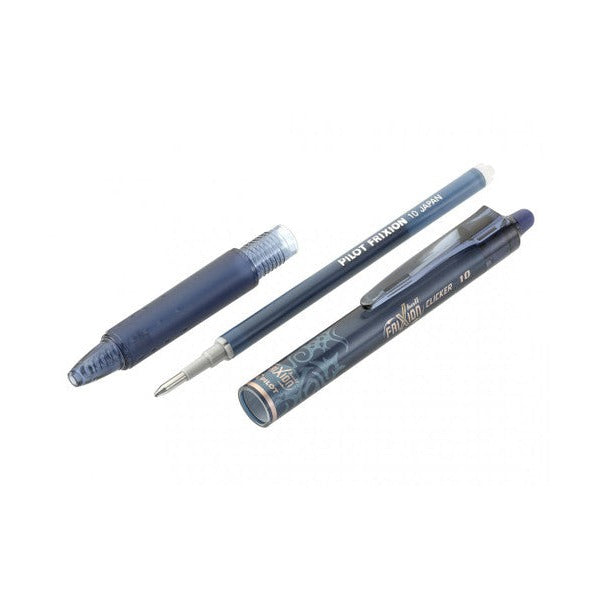 Pilot FriXion Clicker Erasable Retractable Gel Pen Medium Black Box of 12