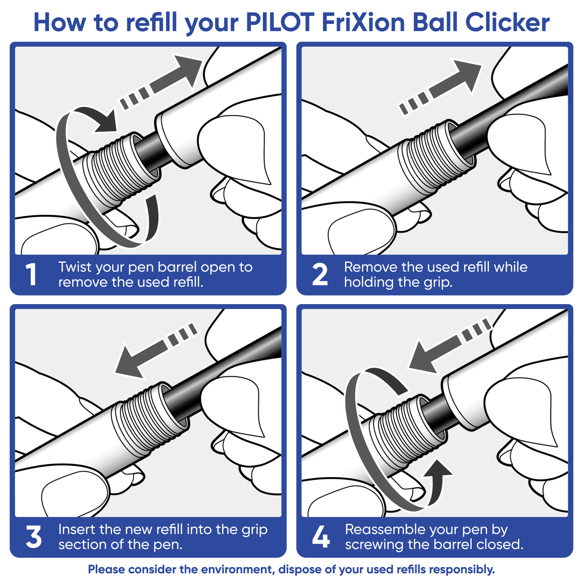 PILOT FriXion Design Series Pink Erasable Retractable Gel Extra Fine Black Box of 10
