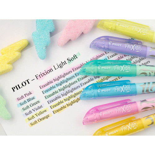 Pilot FriXion Light Erasable Highlighter Chisel Tip Soft Blue Box of 12