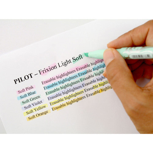 Pilot FriXion Light Erasable Highlighter Chisel Tip Soft Yellow Box of 12