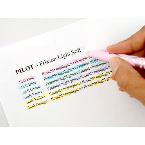 Pilot FriXion Light Erasable Highlighter Chisel Tip Soft Yellow Box of 12