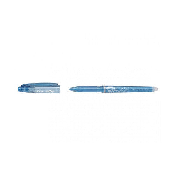 Pilot FriXion Point Erasable Gel Pen Extra Fine Light Blue Box of 12