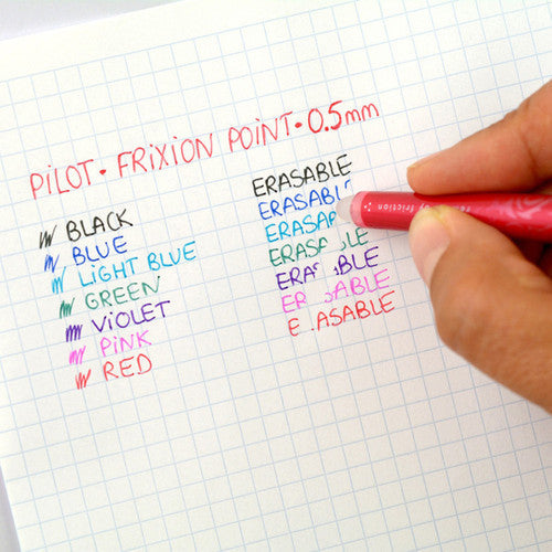 Pilot FriXion Point Erasable Gel Pen Ultra Fine Green Box of 12