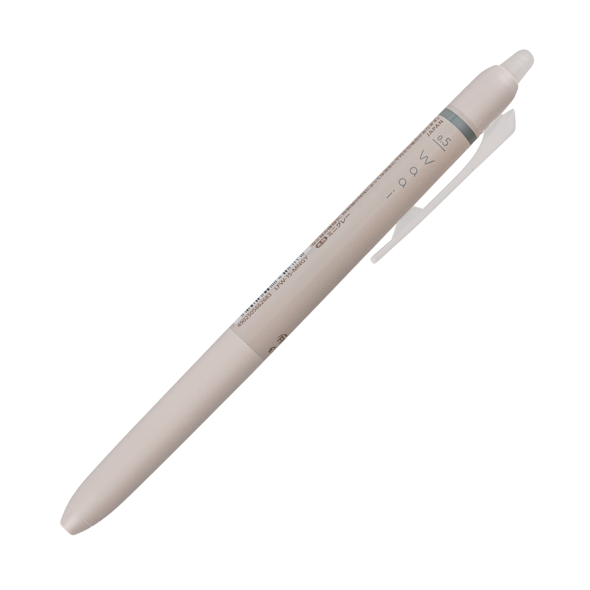 PILOT Frixion Waai Erasable Retractable Gel Extra Fine Mini Grey Box of 10