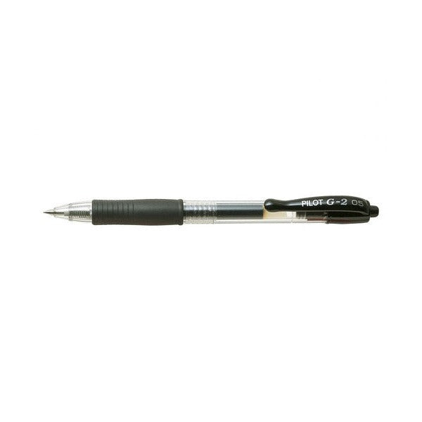 Pilot G-2 Retractable Gel Pen 0.5mm Black Box of 12