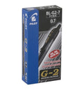 Pilot G-2 Retractable Gel Pen 0.7mm Black Box of 12