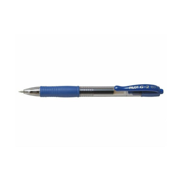 Pilot G-2 Retractable Gel Pen 0.7mm Blue Box of 12