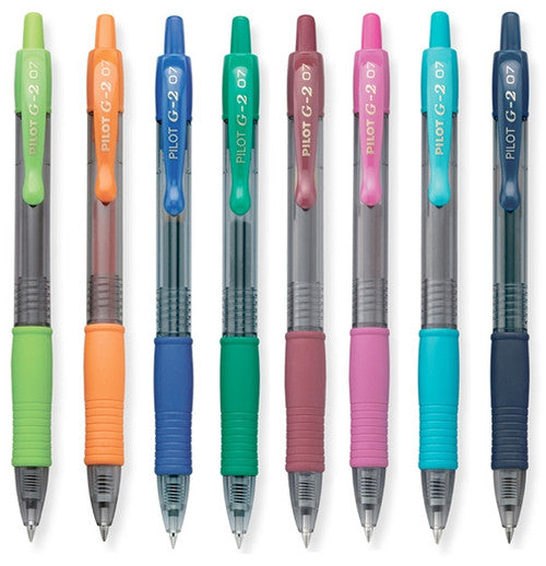 Pilot G-2 Retractable Gel Pen 0.7mm Light Blue Box of 12