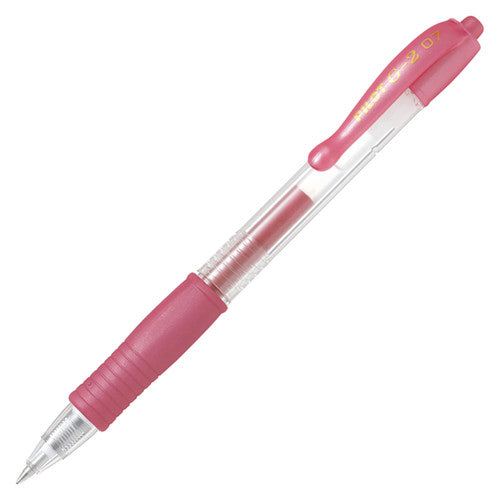 Pilot G-2 Retractable Gel Pen 0.7mm Metallic Pink Box of 12