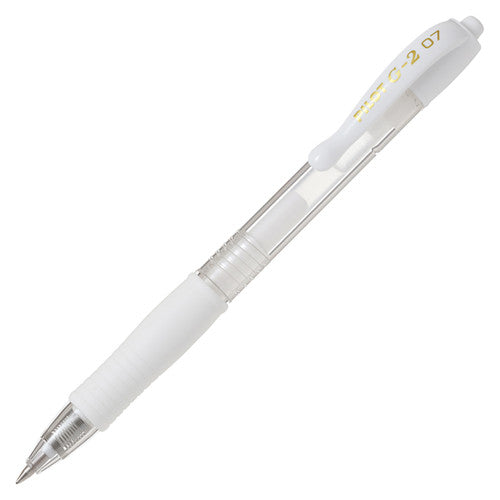 Pilot G-2 Retractable Gel Pen 0.7mm Pastel White Box of 12