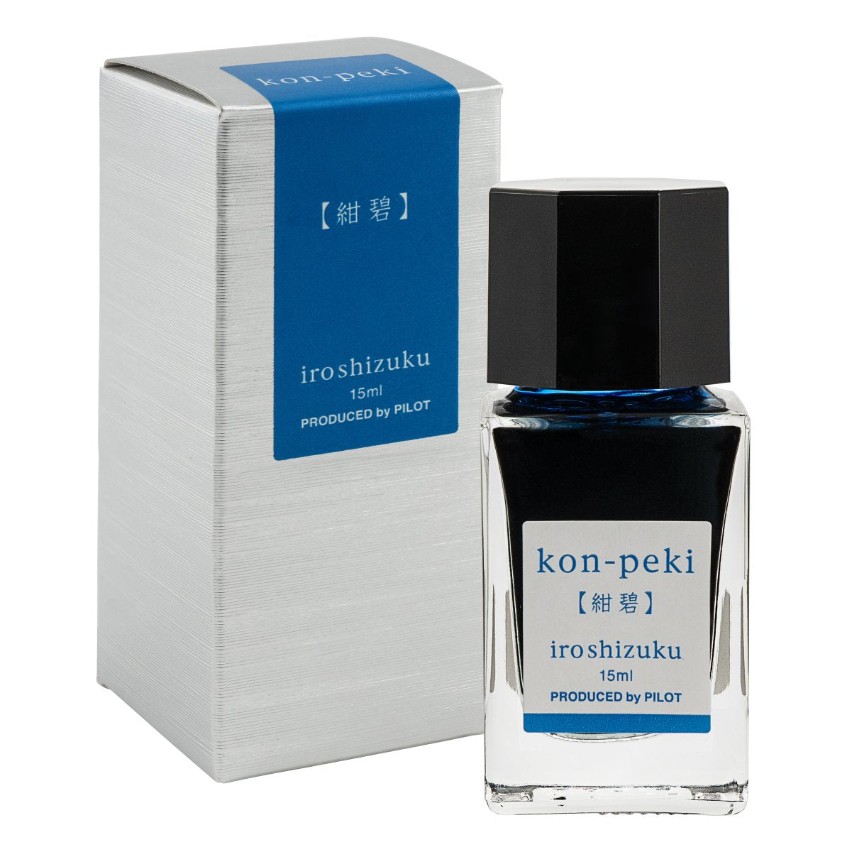 PILOT Iroshizuku 15ml Bottle Deep Cerulean Blue (Kon-peki)
