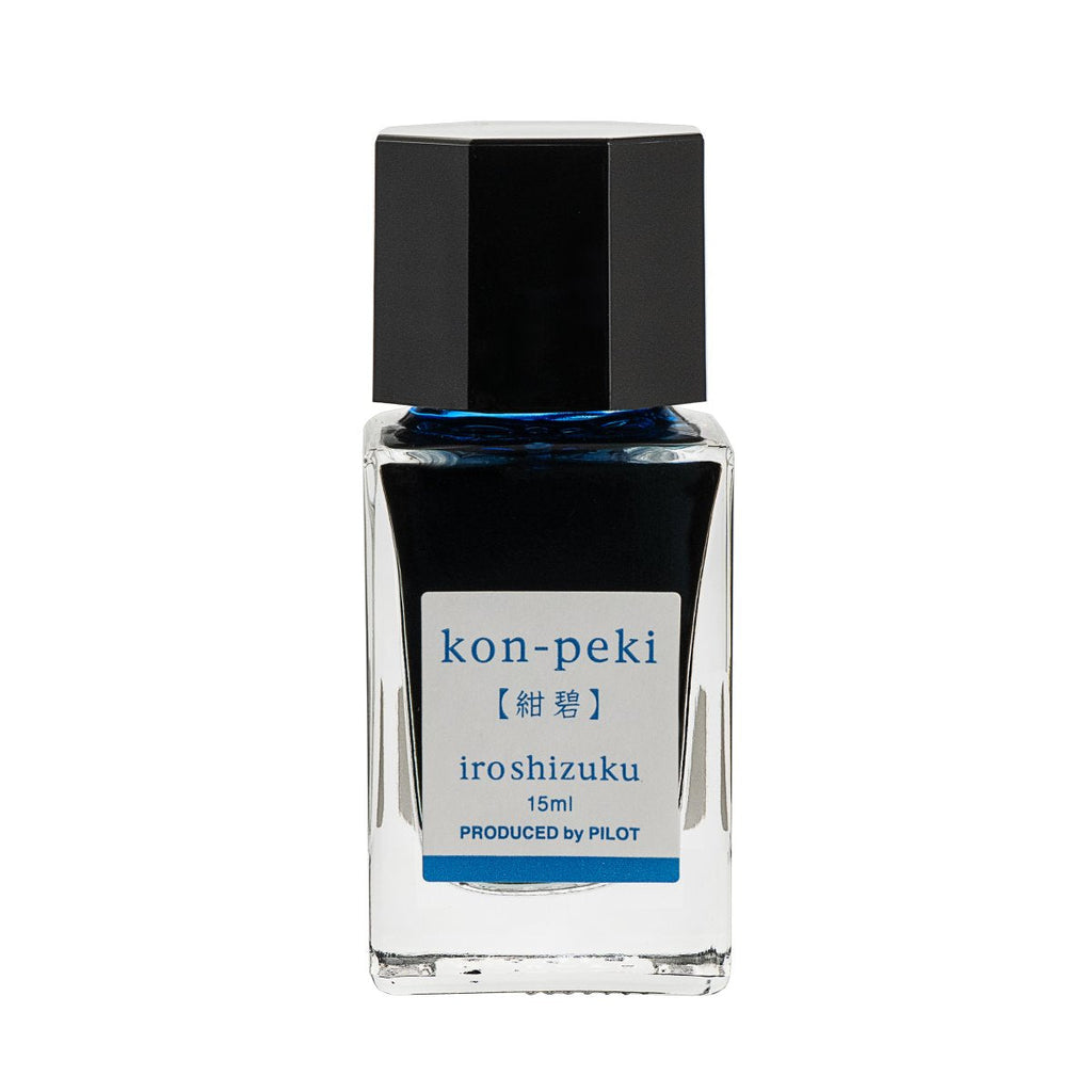 PILOT Iroshizuku 15ml Bottle Deep Cerulean Blue (Kon-peki)