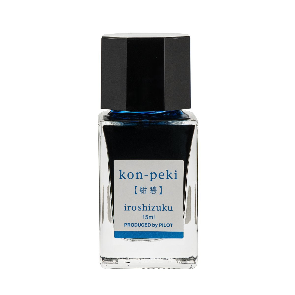 PILOT Iroshizuku 15ml Bottle Deep Cerulean Blue (Kon-peki)