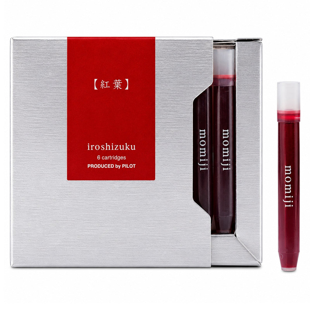 Pilot Iroshizuku Fountain Pen Ink Cartridge Autumn Leaves (Momiji) Pack 6