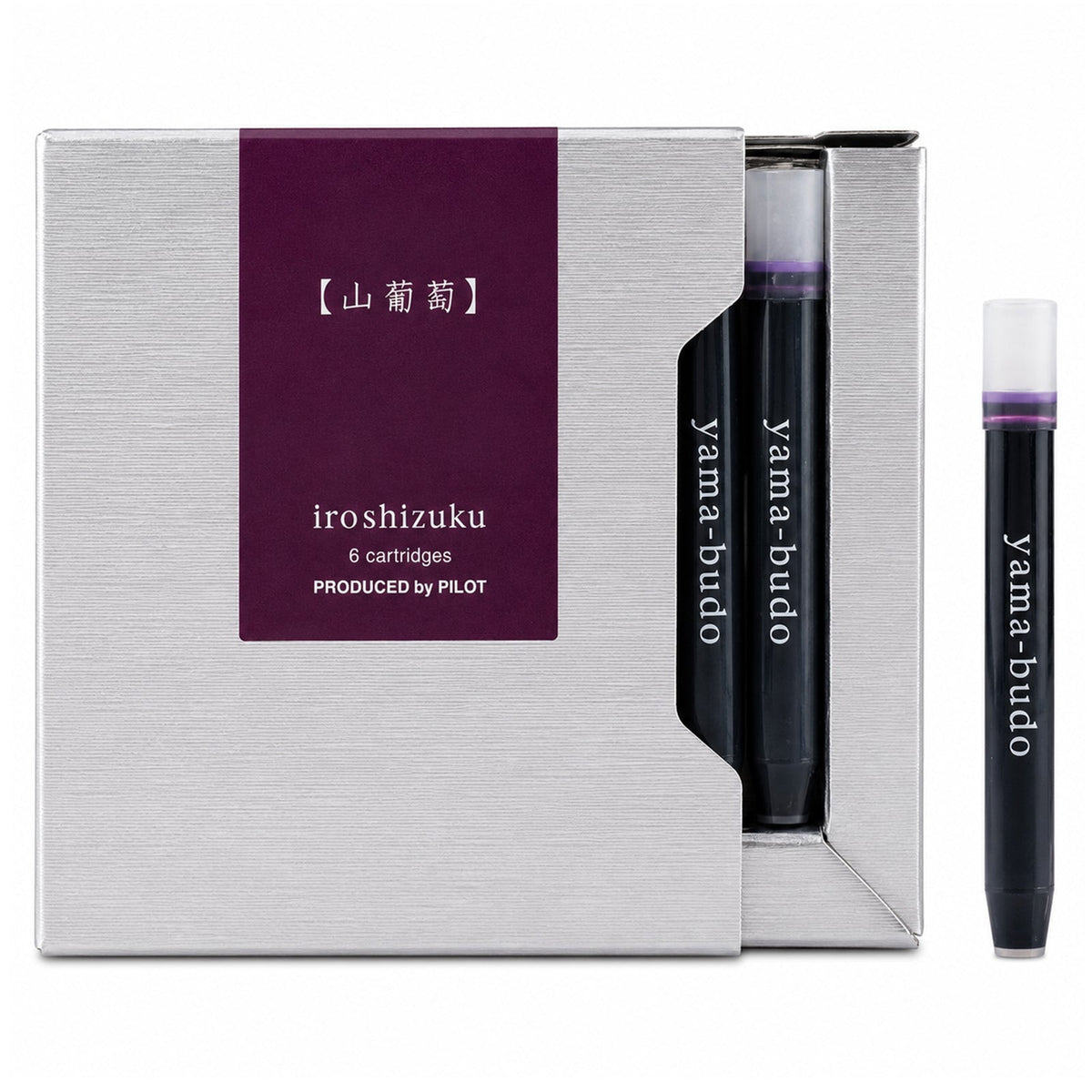 Pilot Iroshizuku Fountain Pen Ink Cartridge Crimson Glory Vine (Yama-budo) Pack 6