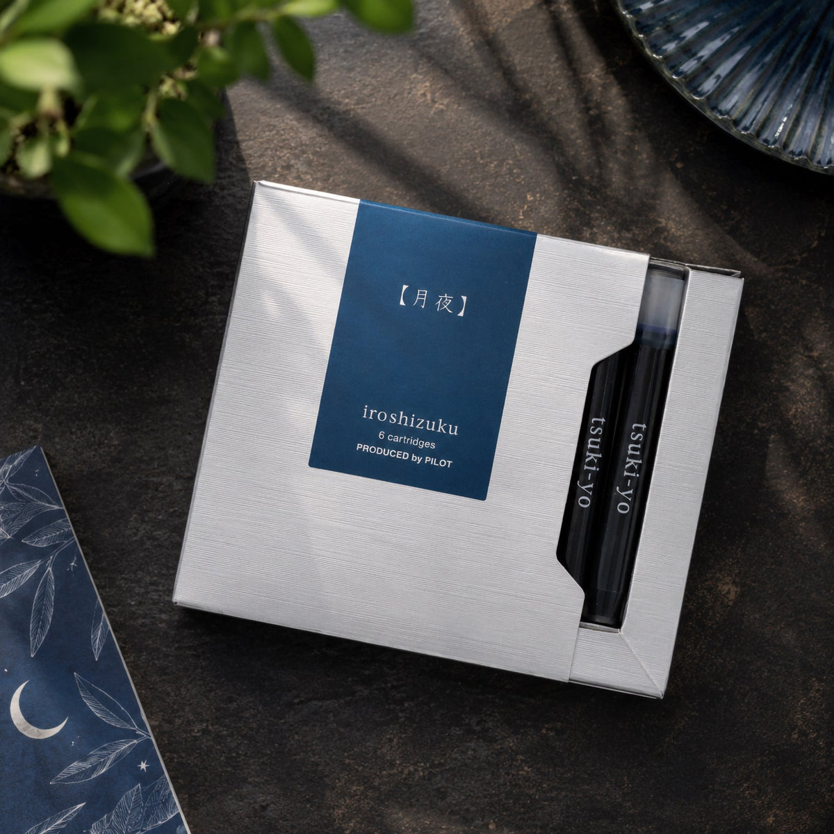 Pilot Iroshizuku Fountain Pen Ink Cartridge Moonlight (Tsuki-yo) Pack 6