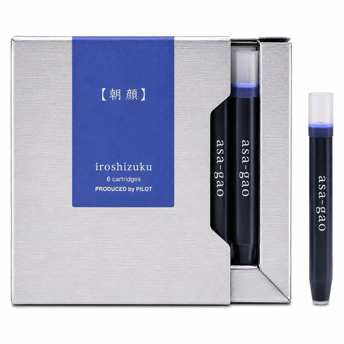 Pilot Iroshizuku Fountain Pen Ink Cartridge Morning Glory (Asa-gao) Pack 6