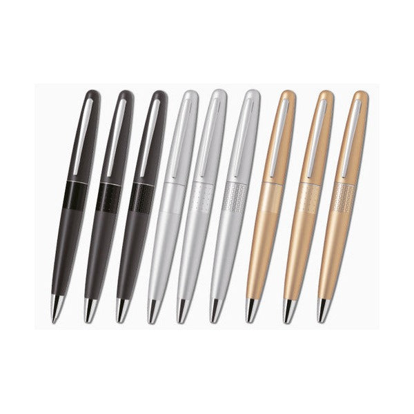 Pilot MR1 Classic Premium Ballpoint Pen Medium Silver Barrel Black Ink