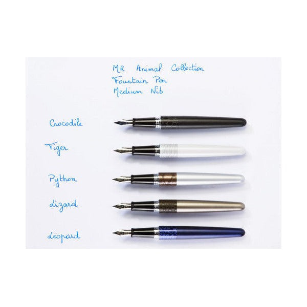 Pilot MR2 Fountain Pen Black Crocodile Barrel Medium Nib