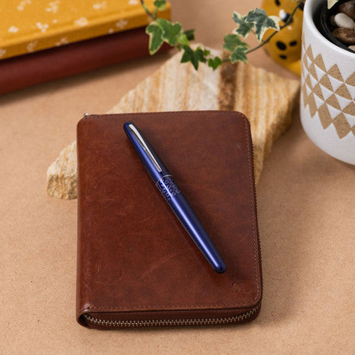 Pilot MR2 Fountain Pen Deep Purple Leopard Barrel Fine Nib