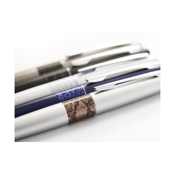 Pilot MR2 Premium Ballpoint Pen Medium Black Crocodile Barrel Black Ink