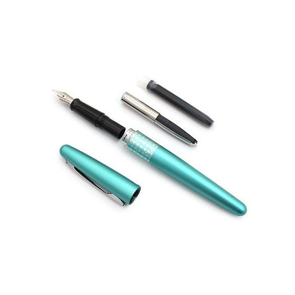 Pilot MR3 Retro Pop Fountain Pen Aqua Dots Barrel Medium Nib