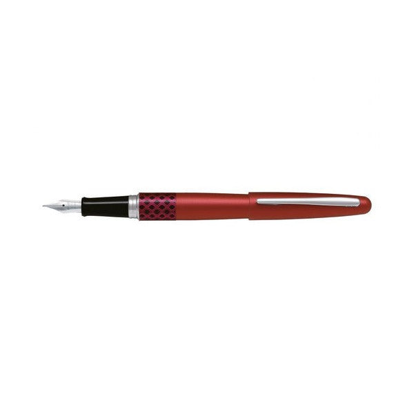 Pilot MR3 Retro Pop Fountain Pen Red Wave Barrel Fine Nib