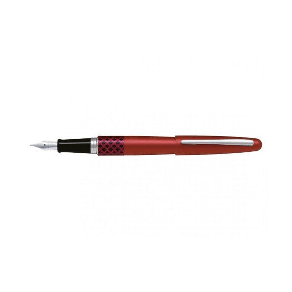 Pilot MR3 Retro Pop Fountain Pen Red Wave Barrel Medium Nib