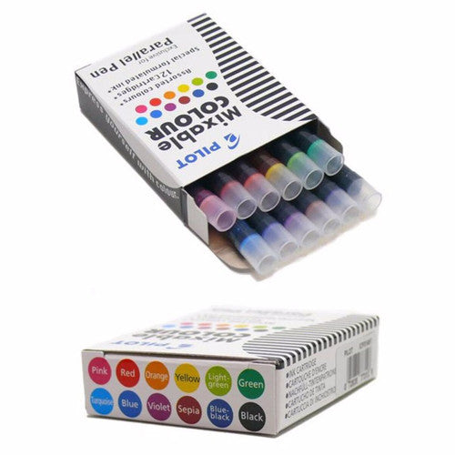 Pilot Parallel Pen Refill Cartridge Assorted Pack of 12