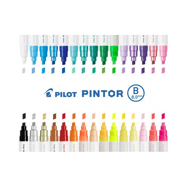 Pilot Pintor Marker Broad Neon Pink Box of 6