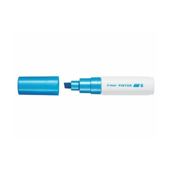 Pilot Pintor Paint Marker Broad Chisel Tip Metallic Blue