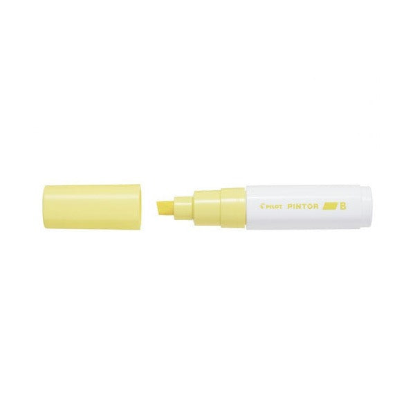 Pilot Pintor Paint Marker Broad Chisel Tip Pastel Yellow