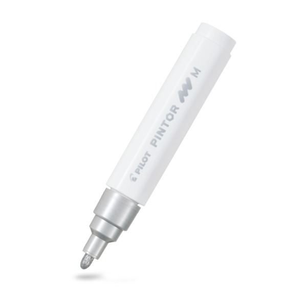 Pilot Pintor Paint Marker Medium Tip Silver