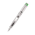Pilot Prera Transparent Fountain Pen Green Barrel Fine Nib