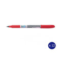 Pilot Super Colour Permanent Marker Bullet Extra Fine Red Box of 12
