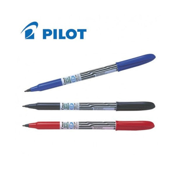 Pilot Super Colour Permanent Marker Bullet Extra Fine Red Box of 12