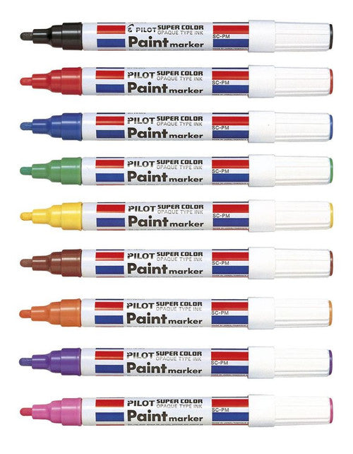 Pilot Super Colour Permanent Paint Marker Bullet Medium Pink Box of 12