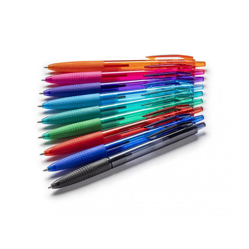 Pilot Super Grip G Retractable Ballpoint Pen Medium Light Blue Box of 12