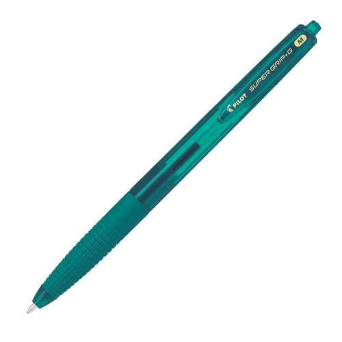 Pilot Super Grip G Retractable Ballpoint Pen Medium Peacock Green Box of 12